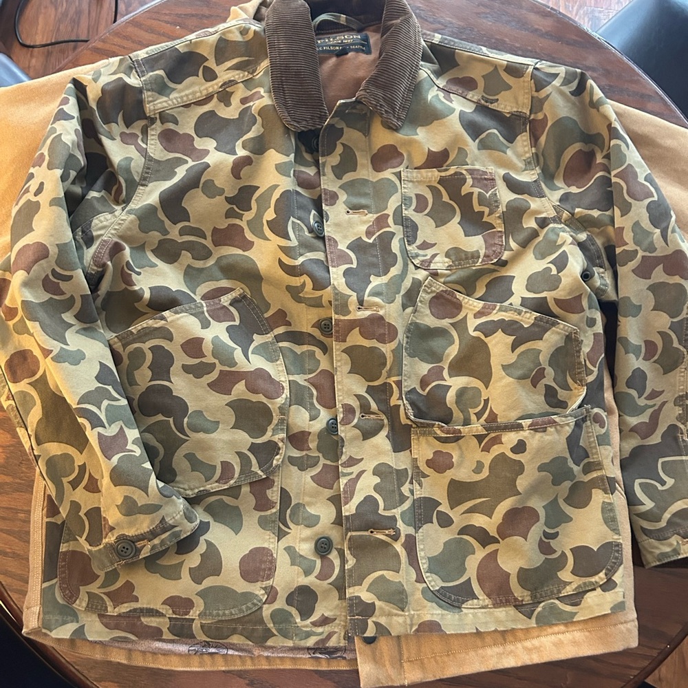 Filson Camouflage Field Jacket - Brown and Tan